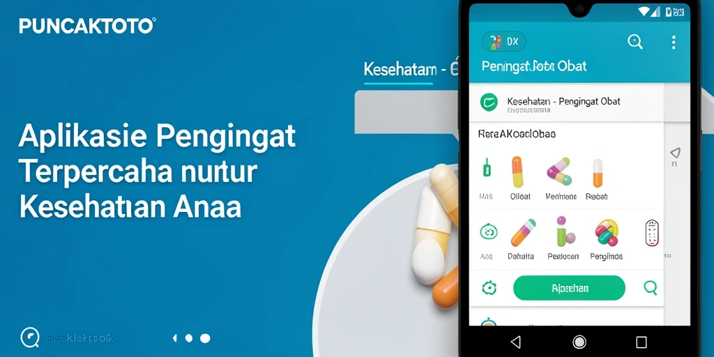 Tampilan antarmuka PUNCAKTOTO yang memudahkan pengingat obat.