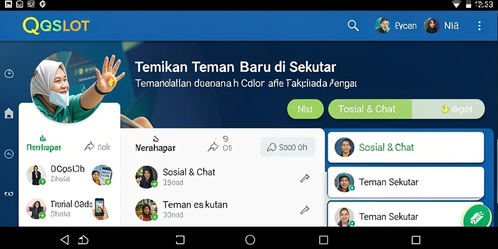 Tampilan antarmuka QQSLOT yang menarik untuk sosialisasi.